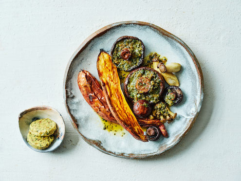 Meatless Mondays with Roasted Mushrooms and Our Famous Café De Paris Butter