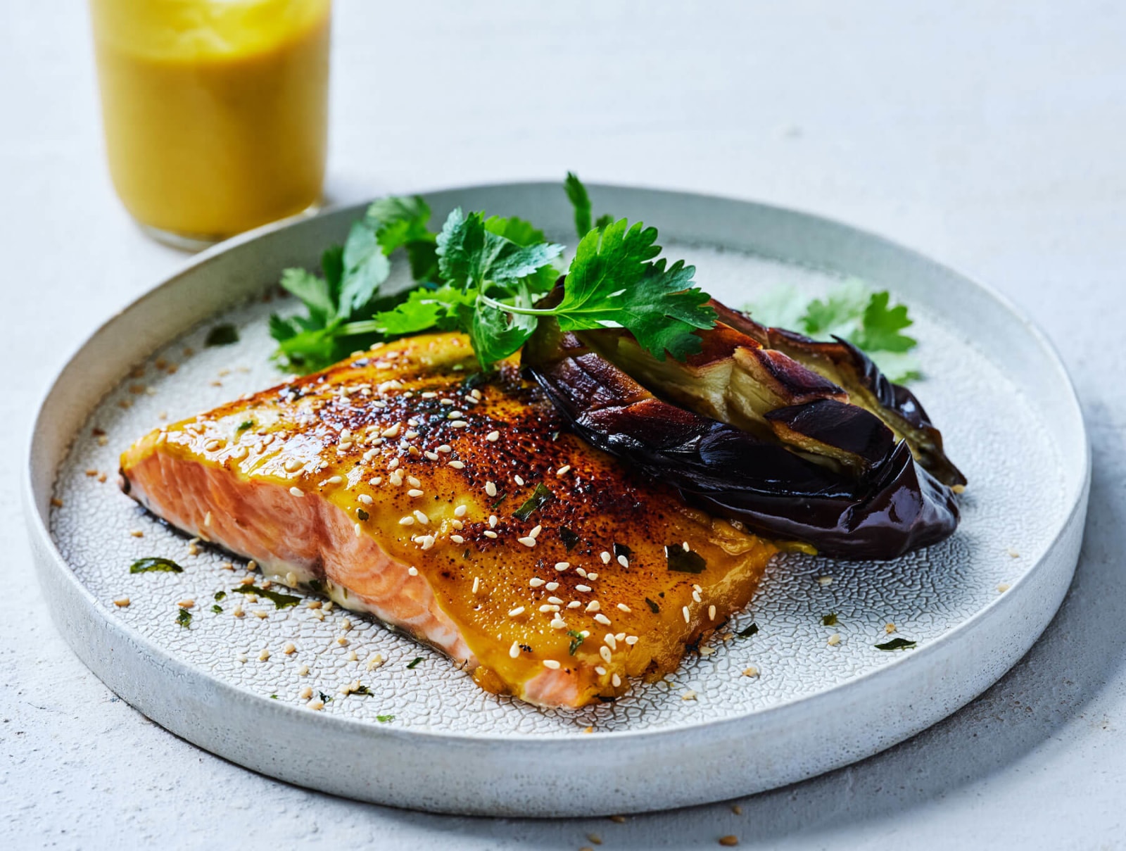 Pretty Miso Glazed Salmon